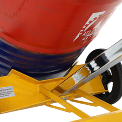 Steel & Plastic Drum Trolley with Solid Wheels-Hammerox Industrial
