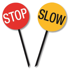 Stop Slow Traffic Control Bat