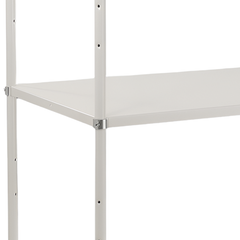Tall Multi Shelf Trolley - White-Hammerox Industrial