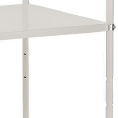 Tall Multi Shelf Trolley - White-Hammerox Industrial