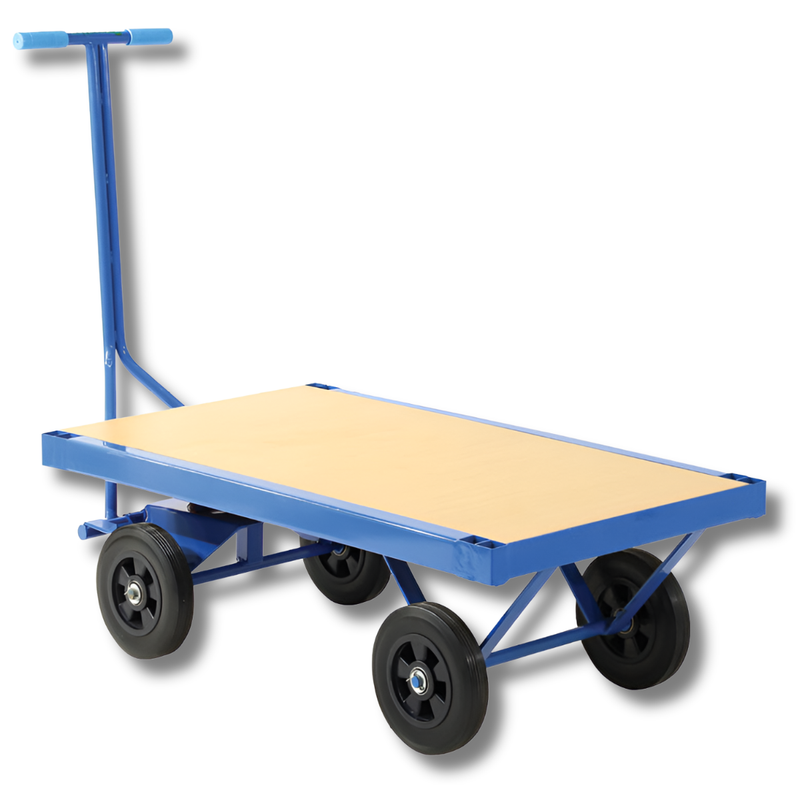 Timber Deck Wagon Platform Trolley-Hammerox Industrial