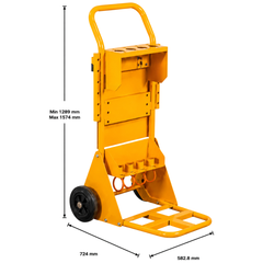 Traffic Cone Trolley with Extension Bar Holder-Hammerox Industrial