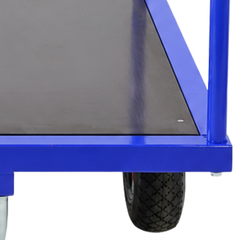 Transport Trolley with Storage Basket-Hammerox Industrial