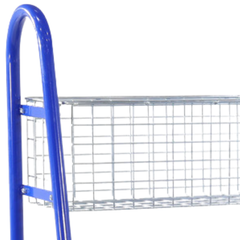 Transport Trolley with Storage Basket-Hammerox Industrial