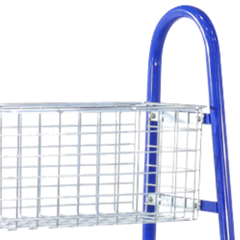 Transport Trolley with Storage Basket-Hammerox Industrial