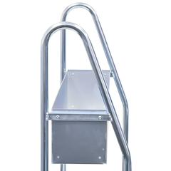 Transport Trolley with Storage Tray Flat-Free Castors-Hammerox Industrial