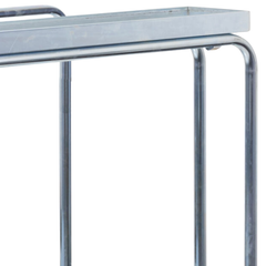 Transport Trolley with Tool Bin Polyurethane Castors-Hammerox Industrial