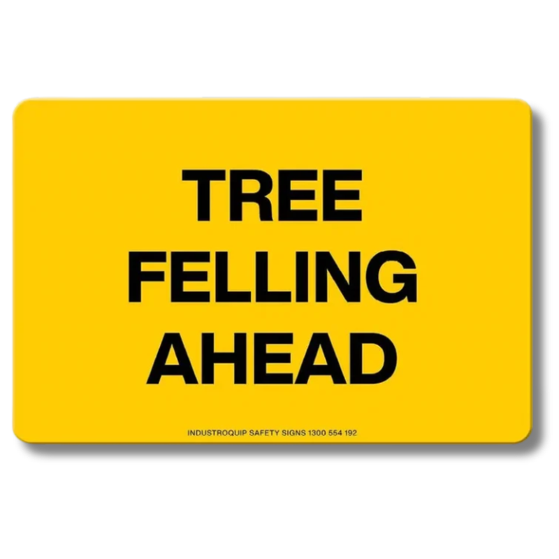 Tree Felling Ahead Swing Stand Sign
