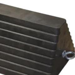 Truck Axle Rubber Wheel Chock Type 2