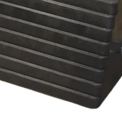 Truck Axle Rubber Wheel Chock Type 2