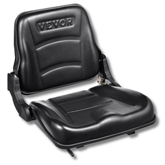 Universal Fold Down Forklift Seat Adjustable Back-Hammerox Industrial