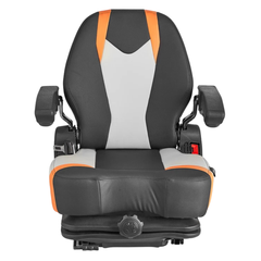 Universal Fold Down Forklift Seat with Suspension Adjustable Back