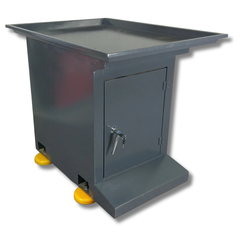 Universal Milling Machine Stand with Lockable Cabinet & Swarf Tray