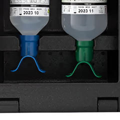 Wall Mounted Dust Proof Dual Eye Eyewash Station with Saline & pH Neutral Solution