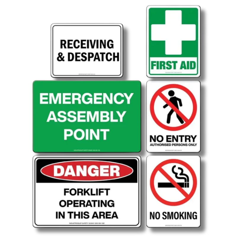 Warehouse Safety Sign Pack