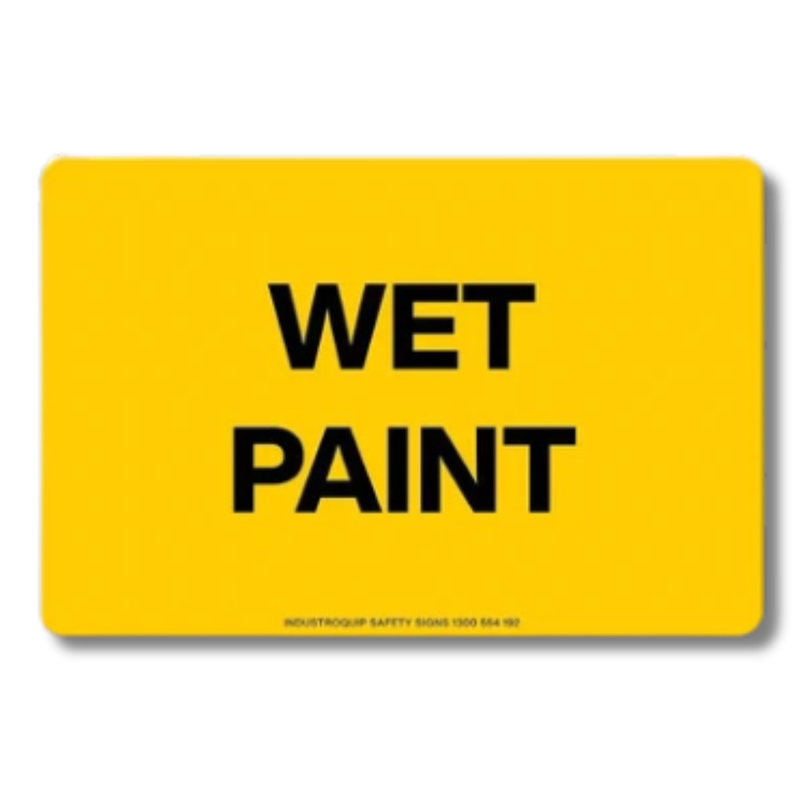 Wet Paint Swing Stand Sign