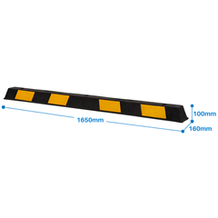 Wheel Stop Barrier 1650 x 160 x 100mm-Hammerox Industrial
