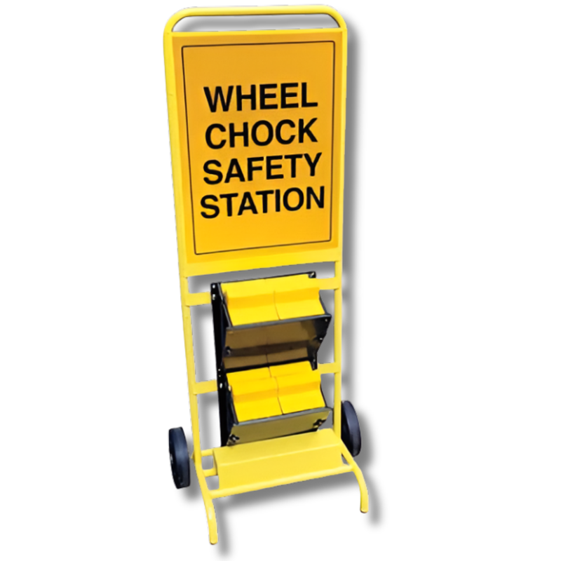 Wheel Chock Safety Station Trolley