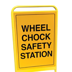 Wheel Chock Safety Station Trolley