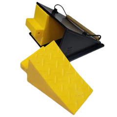 Wheel Chock Set with Mounting Bracket