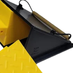 Wheel Chock Set with Mounting Bracket