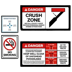 Wheeled Loader Safety Sticker Pack