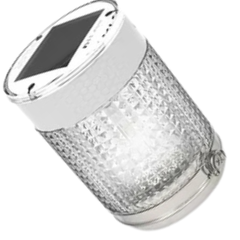 White Solar Powered Pilot Belt Barrier Light