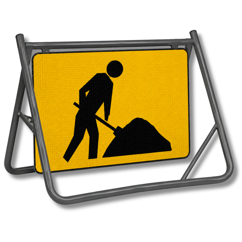 Worker Symbol Swing Stand & Sign