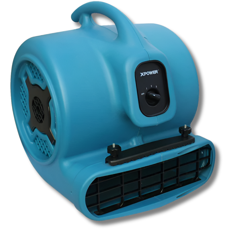 X800 1HP Air Mover with Clamp - XPOWER-Hammerox Industrial