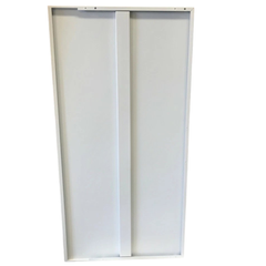 2 Drawer Lateral Metal Filing Cabinet - White